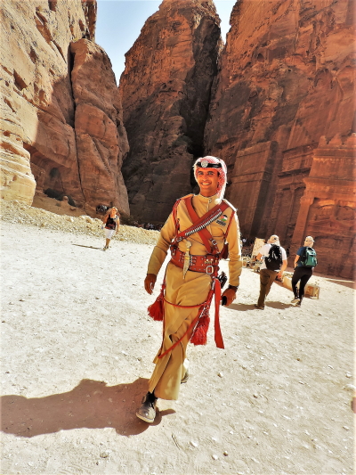 Guard at petra